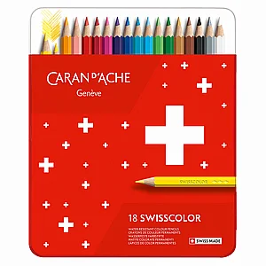 קרנדש עפרונות אקוורל צבעוניים 18 יח' CARANDACHE Aquarelle קרנדש עפרונות אקוורל צבעוניים 18 יח' CARANDACHE Aquarelle