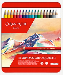 סט 18 עפרונות אקוורל רך סדרה 888 קרנדש CARANDACHE סט 18 עפרונות אקוורל רך סדרה 888 קרנדש CARANDACHE