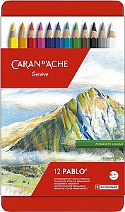 סט 12 צבעי עיפרון לאומנים "פאבלו" קרנדש CARANDACHE PABLO ARTIST סט 12 צבעי עיפרון לאומנים "פאבלו" קרנדש CARANDACHE PABLO ARTIST