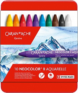 צבעי קריון מים 10 גוונים 7500 CARANDACHE צבעי קריון מים 10 גוונים 7500 CARANDACHE