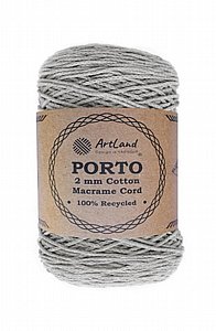 MACRAME PORTO ����� �����- 3 ���� ���� (Light Gray)