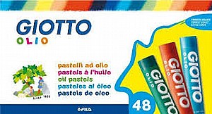 צבעי פסטל שמן עבים 48 יח' GIOTTO צבעי פסטל שמן עבים 48 יח' GIOTTO