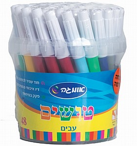 טושים עבים 48 יח' בכוס טושים עבים 48 יח' בכוס