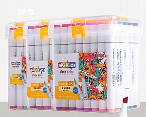 מארז טושים דו צדדי על בסיס מים גדלים שונים מארז טושים דו צדדי על בסיס מים גדלים שונים