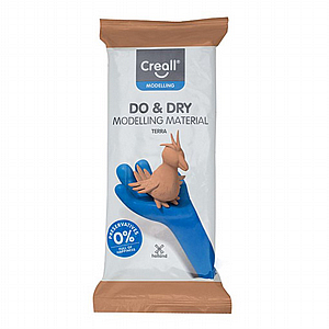 חימר סינטטי דו אנד דריי -טרקוטה 1 ק"ג -DO&DRY -CREALL חימר סינטטי דו אנד דריי -טרקוטה 1 ק"ג -DO&DRY -CREALL