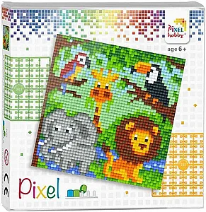 פיקסל הובי - ג'ונגל 12X12 ס"מ פיקסל הובי - ג'ונגל 12X12 ס"מ