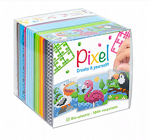 ערכת ציפורים טרופיות-3 תבניות 6X6 פיקסל הובי XL ערכת ציפורים טרופיות-3 תבניות 6X6 פיקסל הובי XL