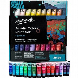 סט אקריליק 36 מ"ל 36 גוונים סט אקריליק 36 מ"ל 36 גוונים