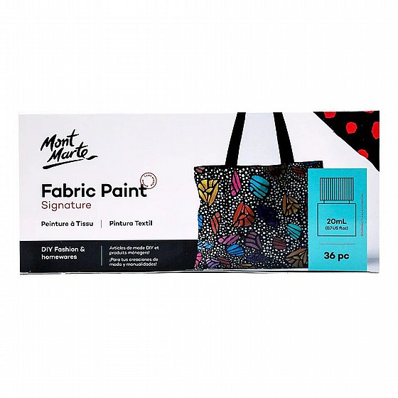  �� ���� �� 36 ������ 20 �"� � Mont Marte Fabric Paint Set  