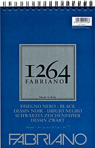 סקטשבוק פאבריאנו ספירלה DRAWING BLACK סקטשבוק פאבריאנו ספירלה DRAWING BLACK